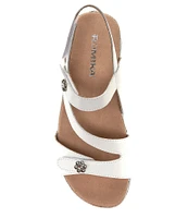 Romika Fidschi 54 Leather Strappy Wedge Sandals