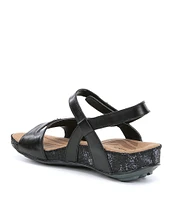 Romika Fidschi 54 Leather Strappy Wedge Sandals