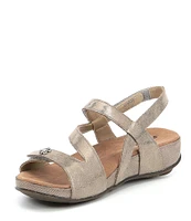 Romika Fidschi 54 Leather Strappy Wedge Sandals