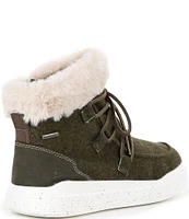 Romika Helsinki 01 Faux Fur Lace Up Booties