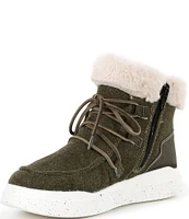 Romika Helsinki 01 Faux Fur Lace Up Booties