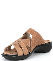 Romika Ibiza 99 Leather Slip-On Slide Sandals