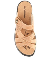 Romika Ibiza 99 Leather Slip-On Slide Sandals