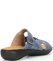 Romika Ibiza 99 Leather Slip-On Slide Sandals