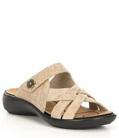 Romika Ibiza 99 Leather Slip-On Slide Sandals