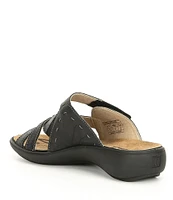 Romika Ibiza 99 Leather Slip-On Slide Sandals