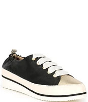 Ron White Nova Metallic Leather Wedge Sneakers