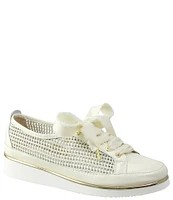 Ron White Novalee Weatherproof Raffia Lace Up Sneakers