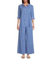 Ro's Garden Nico Tie Waist Wide Leg Coordinating Pants