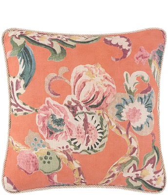 Rose Tree Cara Floral Printed Decorative Square Pillow