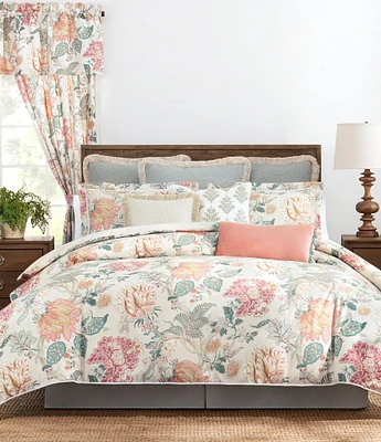 Rose Tree Komodo Jacobean Floral Printed Comforter Set