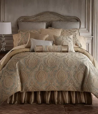 Rose Tree Norwich Damask & Striped Comforter Set