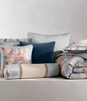 Rose Tree Penelope Floral Bouquet Print Square Pillow