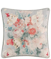 Rose Tree Penelope Floral Bouquet Print Square Pillow