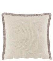 Rose Tree Talia Fringe Trim Reversible Euro Sham