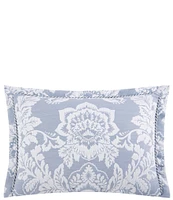 Rose Tree Woven Damask Floral Print Comforter Set