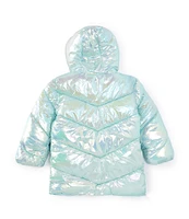 Rothschild Little Girls 4-6X Crinkle Iridescent Coat