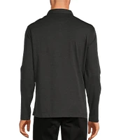 Roundtree & Yorke Easy Care Long Sleeve Solid Jacquard Polo Shirt