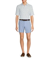 Roundtree & Yorke 7#double; Flat Front Performance Shorts