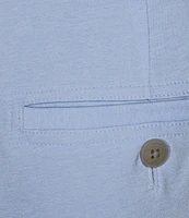 Roundtree & Yorke 7#double; Flat Front Performance Shorts