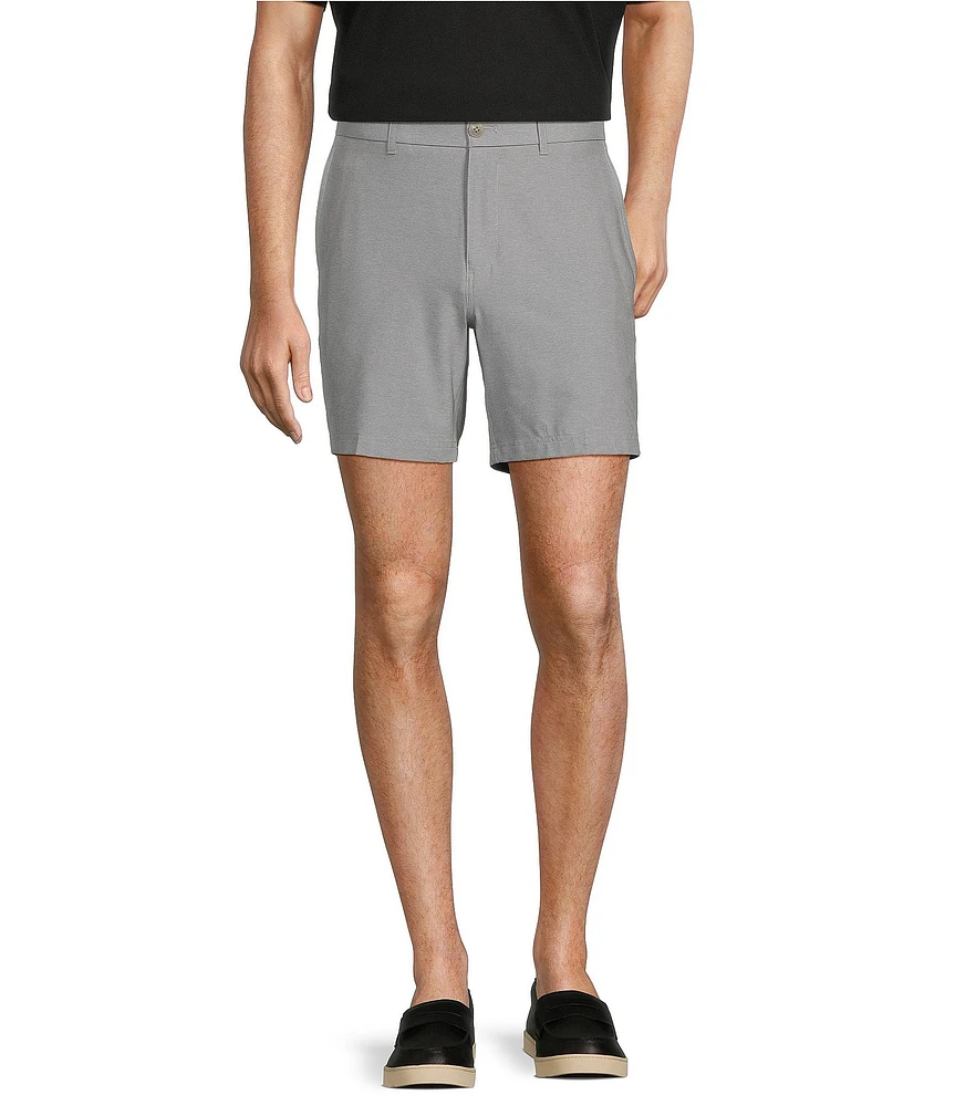 Roundtree & Yorke 7#double; Flat Front Performance Shorts