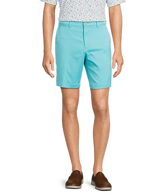 Roundtree & Yorke The Fairway 9#double; Flat Front Classic Fit Performance Shorts