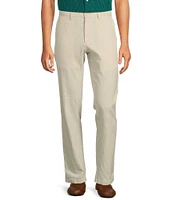 Roundtree & Yorke Andrew Fit Flat Front Solid Linen Chinos