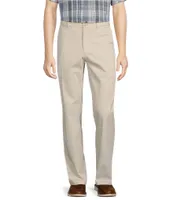 Roundtree & Yorke Andrew Classic Straight Fit Flat Front Luxury Chino Pants