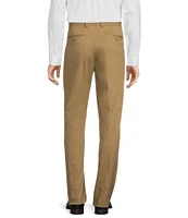 Roundtree & Yorke Andrew Classic Straight Fit Flat Front Luxury Chino Pants