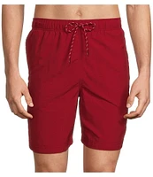 Roundtree & Yorke Aqua-Charter 7#double; Solid Swim Trunks