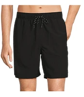 Roundtree & Yorke Aqua-Charter 7#double; Solid Swim Trunks