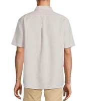 Roundtree & Yorke Big & Tall Short Sleeve Textured Solid Sport Shirt