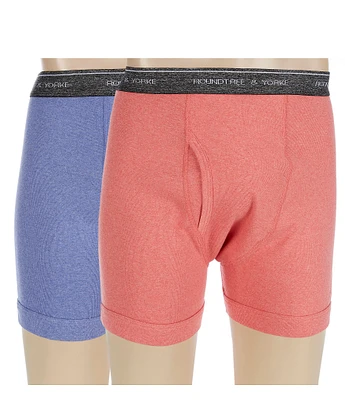 Roundtree & Yorke Big Tall Boxer Briefs 2-Pack