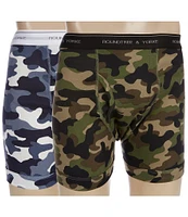 Roundtree & Yorke Big & Tall Camouflage Printed Boxer Briefs 2-Pack