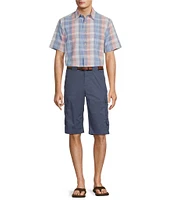 Roundtree & Yorke Big & Tall Classic-Fit Multi Pocket Utility Cargo 13#double; Inseam Shorts