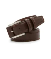 Roundtree & Yorke Big & Tall Contrast-Stitch Casual Belt