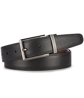 Roundtree & Yorke Big & Tall Reversible Double Double Leather Belt