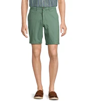 Roundtree & Yorke Big & Tall Flat Front Washed Chino 9-11#double; Inseam Shorts