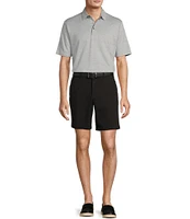 Roundtree & Yorke Big & Tall Flat Front Washed Chino 9-11#double; Inseam Shorts
