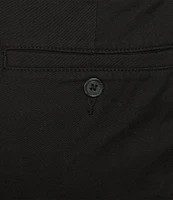 Roundtree & Yorke Big & Tall Flat Front Washed Chino 9-11#double; Inseam Shorts