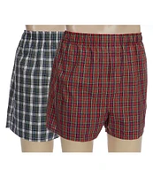 Roundtree & Yorke Big & Tall Full Cut Boxers 2-Pack