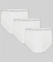 Roundtree & Yorke Big & Tall Full-Cut Briefs 3-Pack