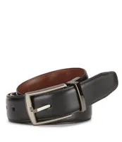 Roundtree & Yorke Big & Tall Hi-Lo Reversible Leather Belt