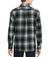 Roundtree & Yorke Big & Tall Long Sleeve Large Tartan Plaid Portuguese Flannel Sport Shirt