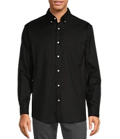 Roundtree & Yorke Big & Tall Long Sleeve Solid Oxford Sport Shirt