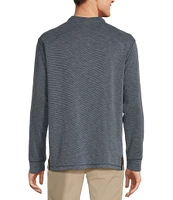 Roundtree & Yorke Big & Tall Long Sleeve Solid Polynosic Henley