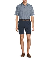 Roundtree & Yorke Big & Tall Performance Classic Fit Flat Front 11#double; Cargo Shorts