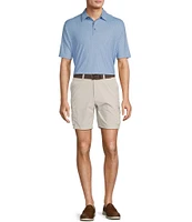 Roundtree & Yorke Big & Tall Performance Classic Fit Flat Front 11#double; Cargo Shorts