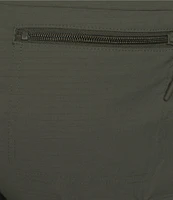 Roundtree & Yorke Big & Tall Performance Classic Fit Flat Front 11#double; Cargo Shorts