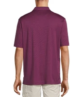 Roundtree & Yorke Big & Tall Performance Dash Short Sleeve Jacquard Polo Shirt